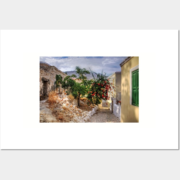 Halki Alleyways Wall Art by tomg